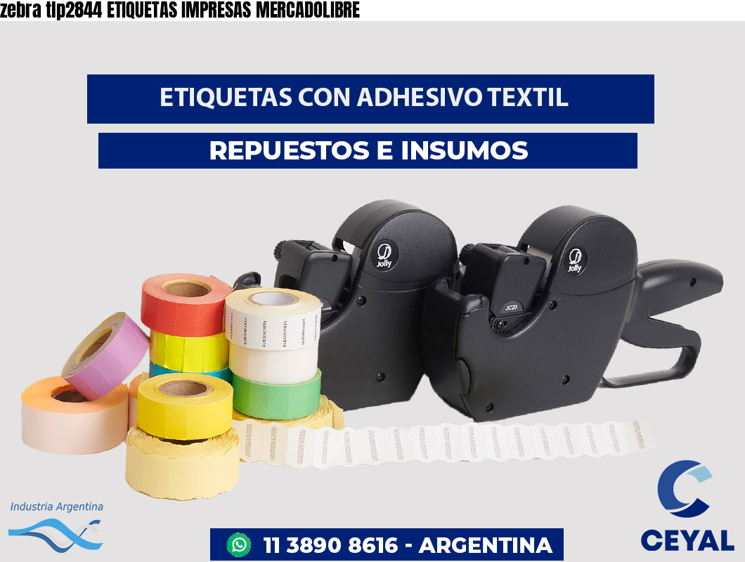 zebra tlp2844 ETIQUETAS IMPRESAS MERCADOLIBRE