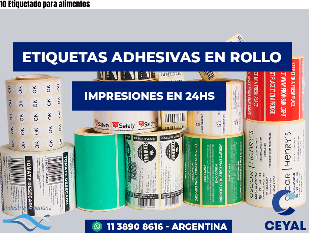 10 Etiquetado para alimentos