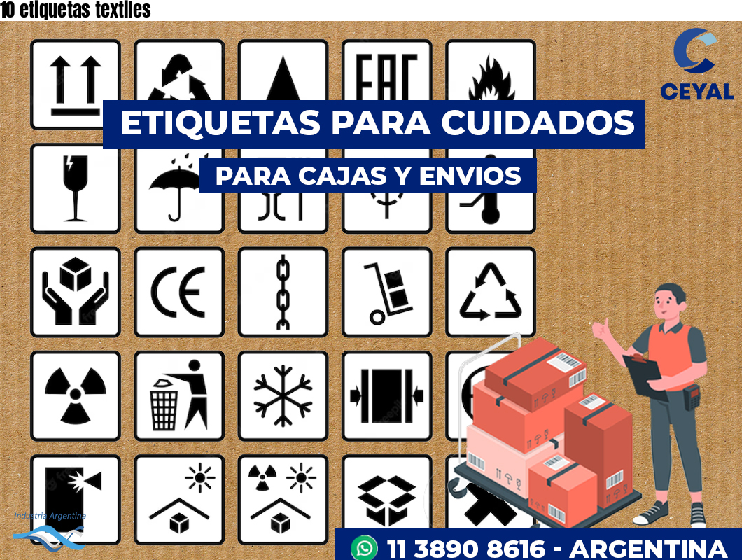 10 etiquetas textiles