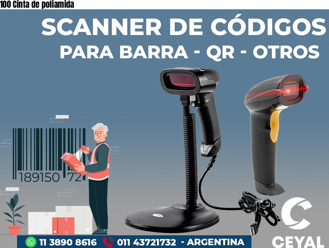 100 Cinta de poliamida