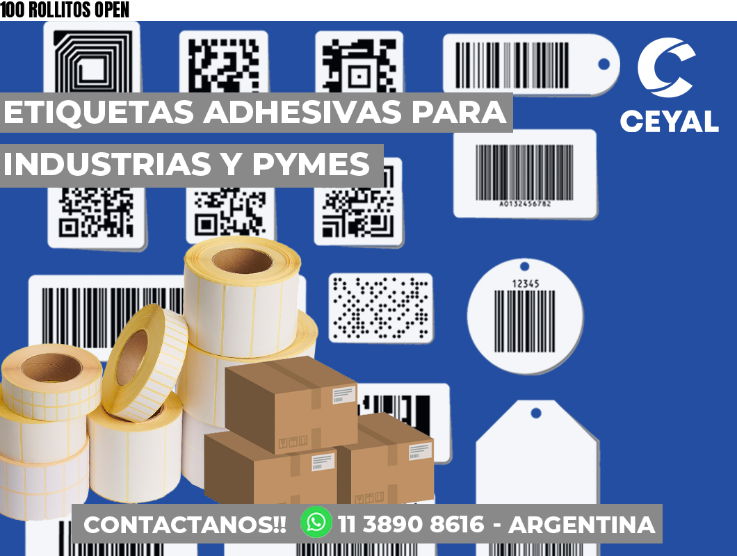 100 ROLLITOS OPEN
