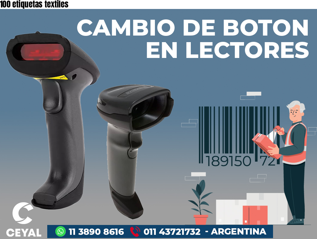 100 etiquetas textiles