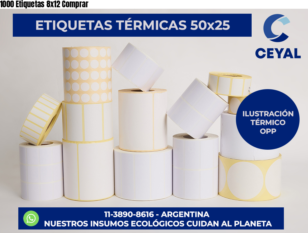 1000 Etiquetas 8×12 Comprar