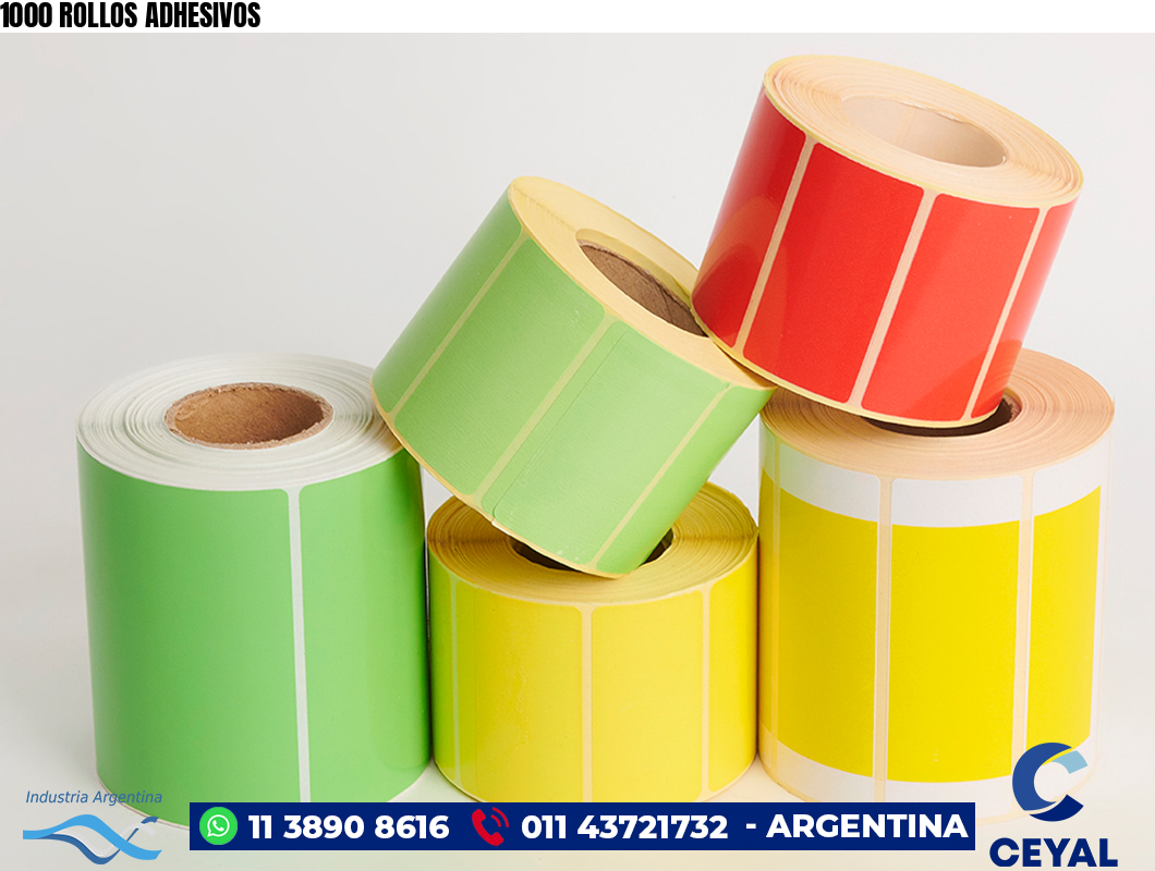 1000 ROLLOS ADHESIVOS