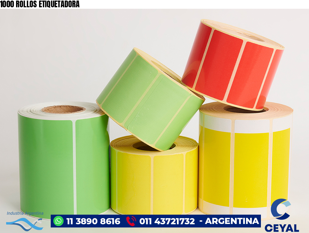 1000 ROLLOS ETIQUETADORA