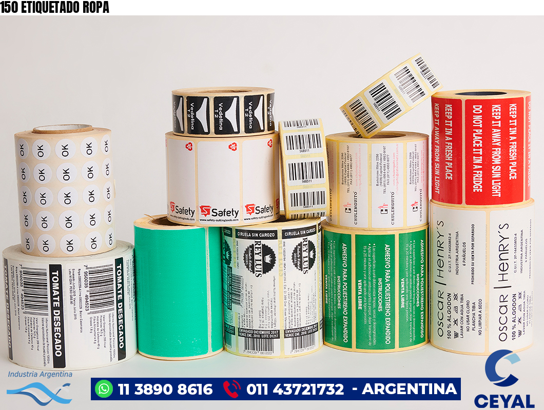 150 ETIQUETADO ROPA
