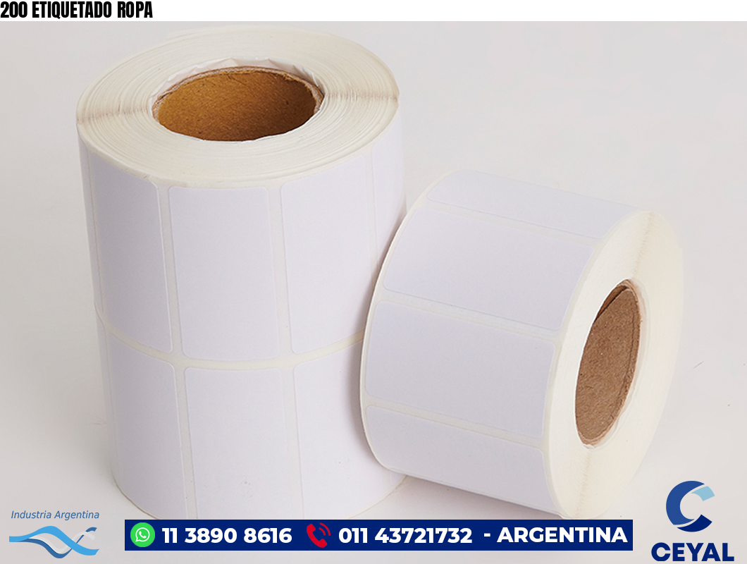 200 ETIQUETADO ROPA