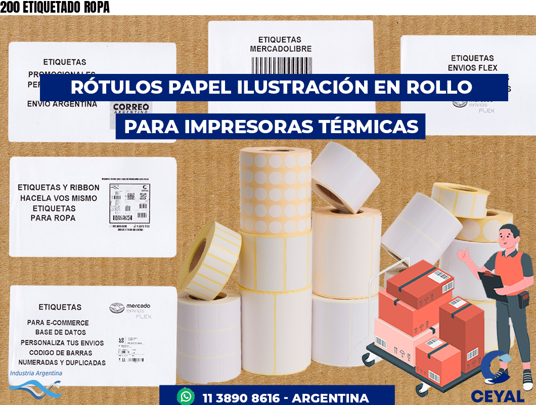 200 ETIQUETADO ROPA