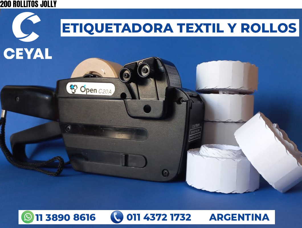 200 ROLLITOS JOLLY
