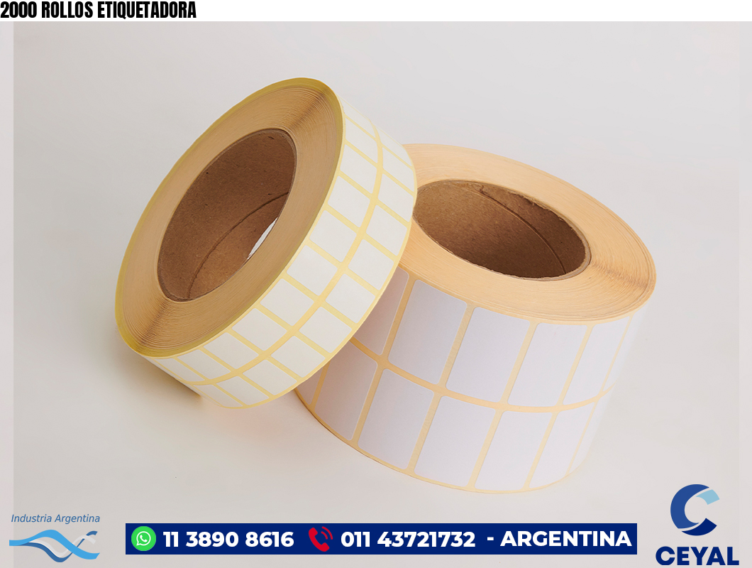 2000 ROLLOS ETIQUETADORA