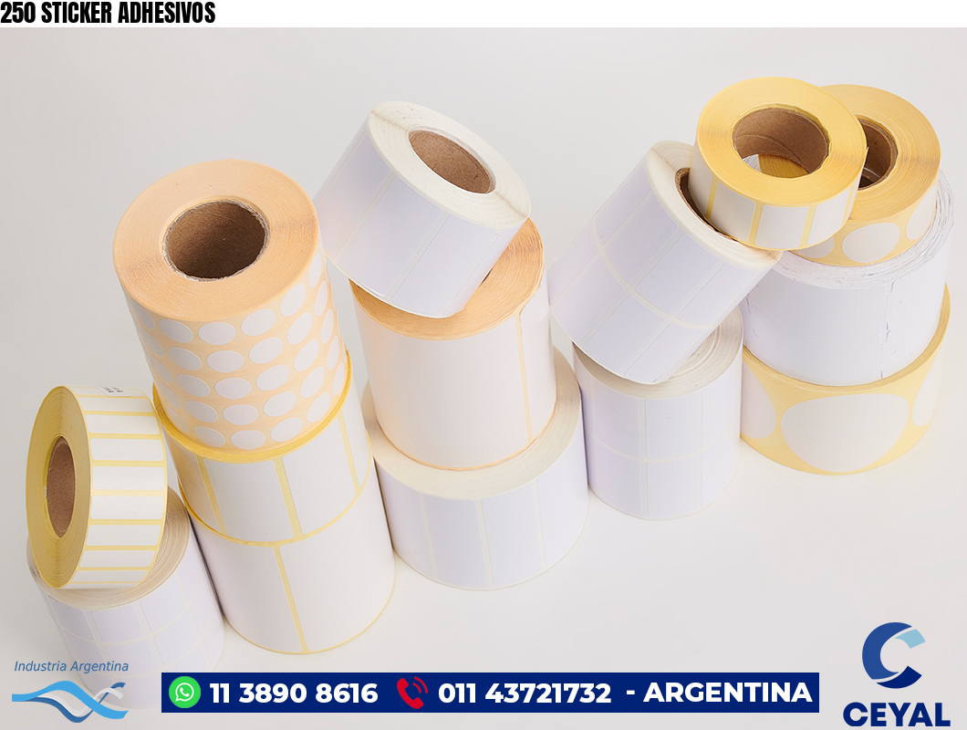 250 STICKER ADHESIVOS