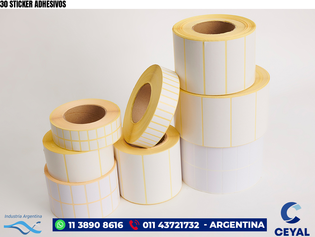 30 STICKER ADHESIVOS