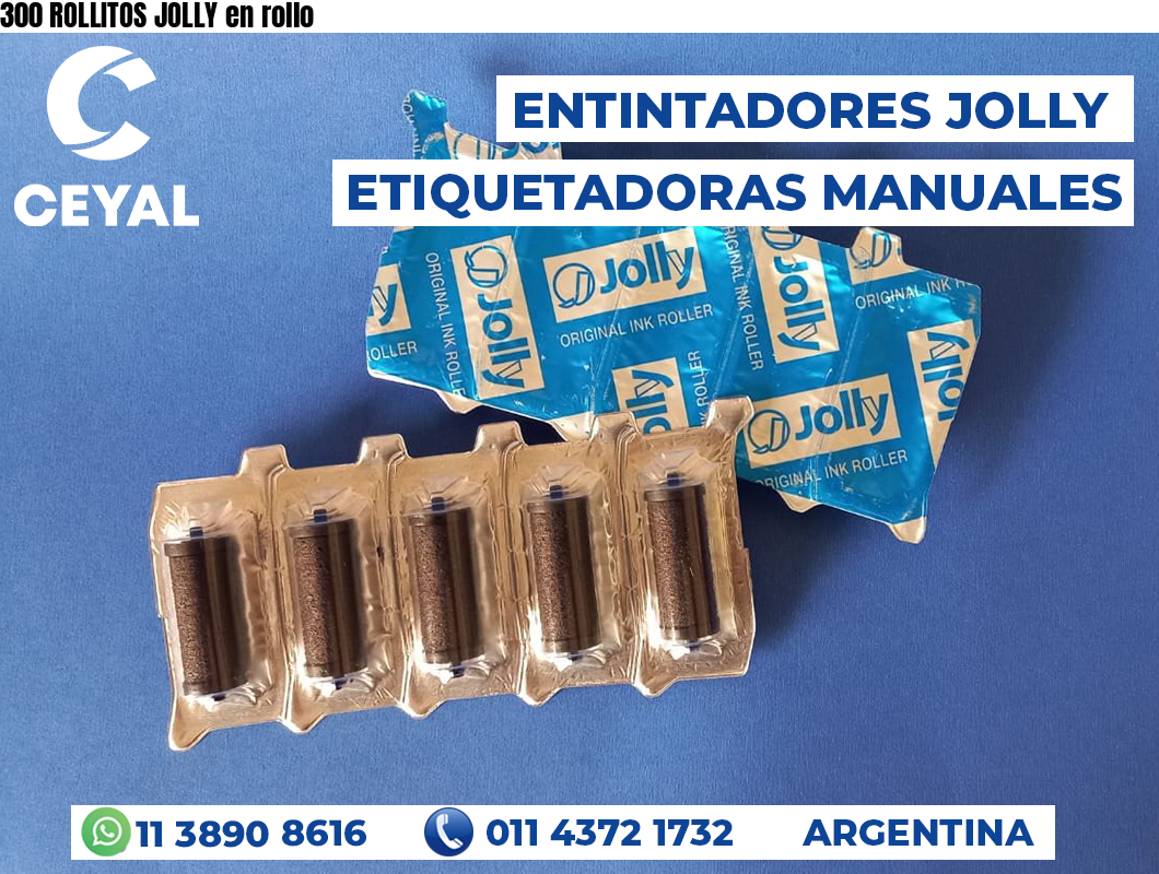 300 ROLLITOS JOLLY en rollo