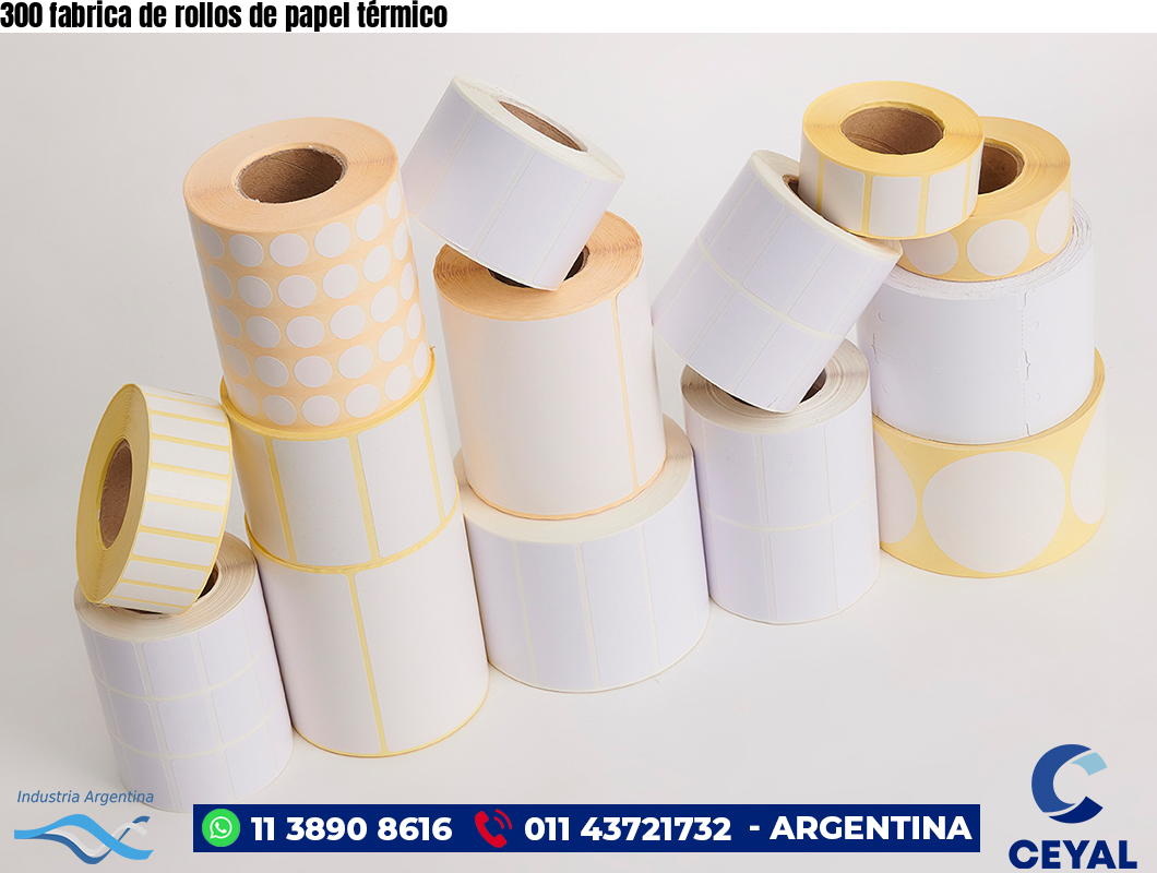 300 fabrica de rollos de papel térmico