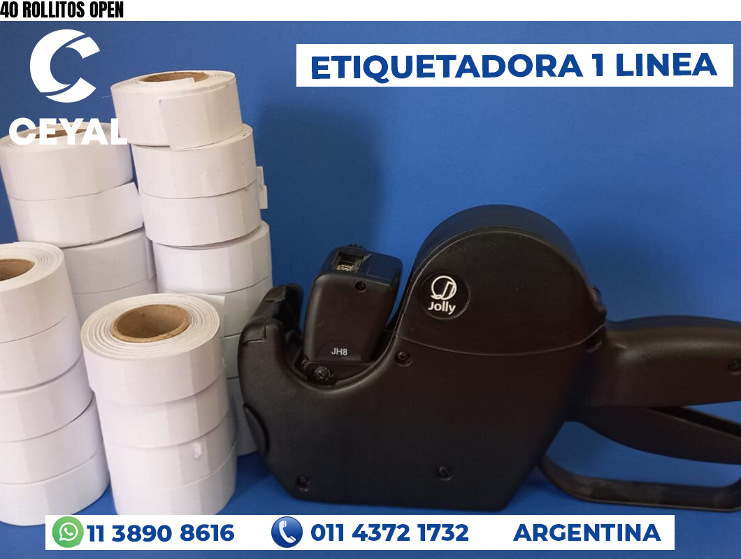 40 ROLLITOS OPEN
