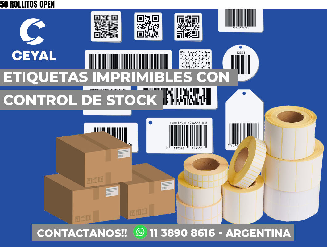50 ROLLITOS OPEN