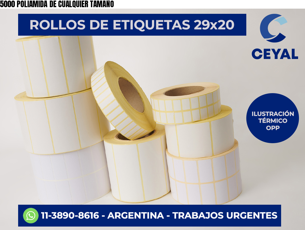 5000 POLIAMIDA DE CUALQUIER TAMAÑO