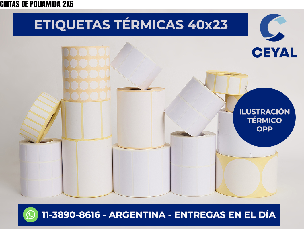 CINTAS DE POLIAMIDA 2X6
