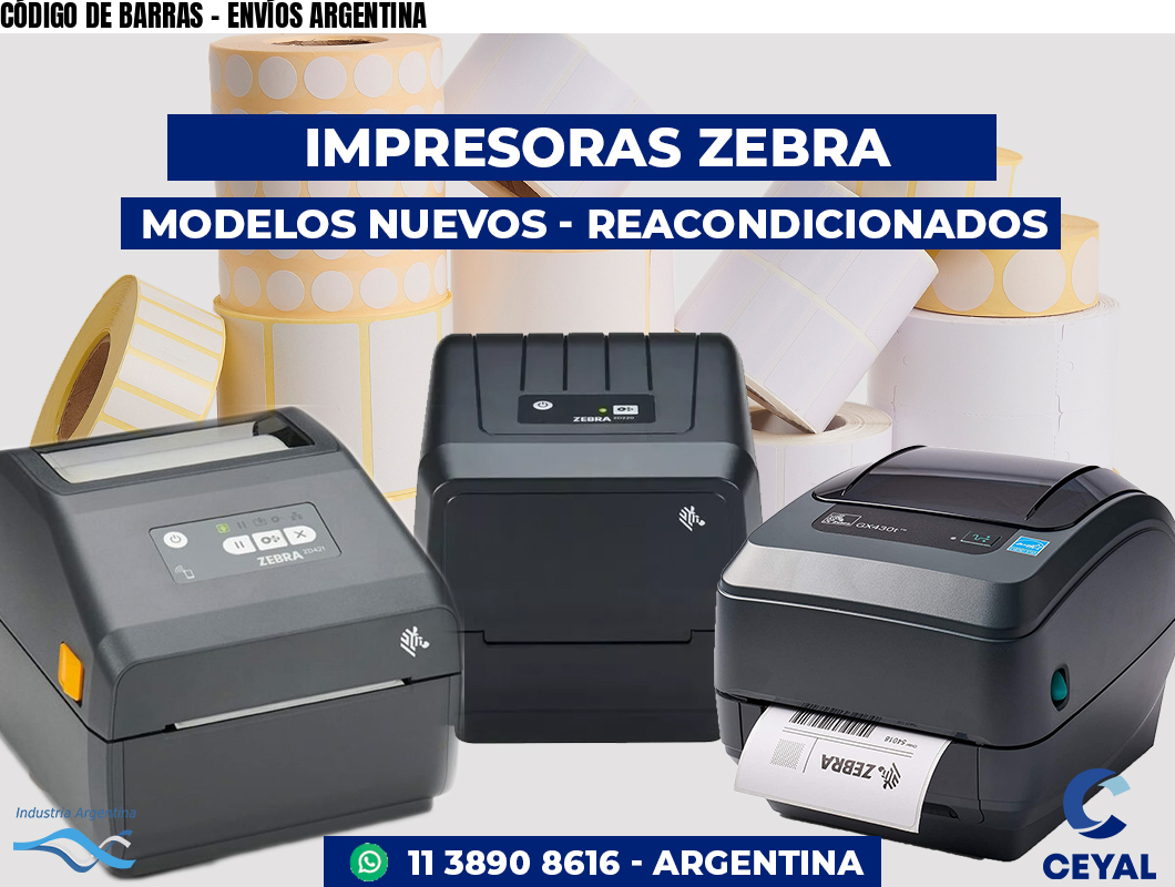 CÓDIGO DE BARRAS – ENVÍOS ARGENTINA
