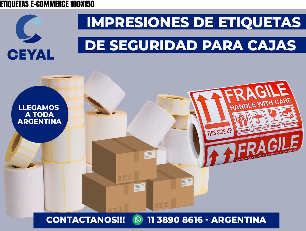 ETIQUETAS E-COMMERCE 100X150