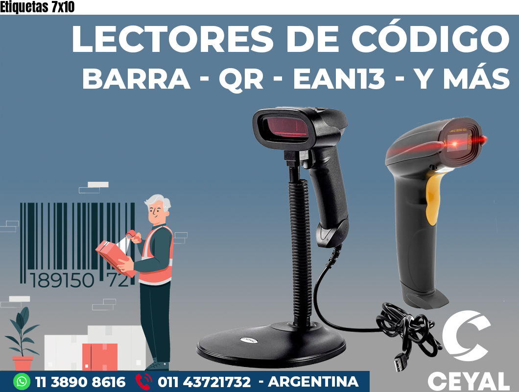 Etiquetas 7x10