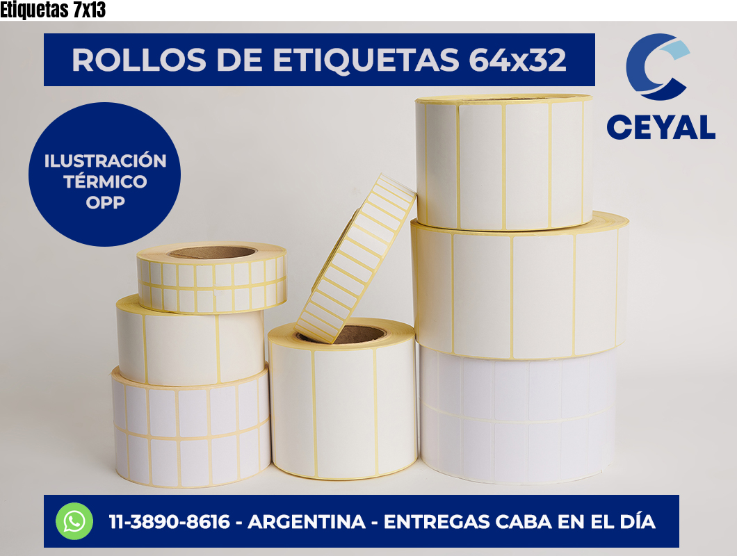 Etiquetas 7×13