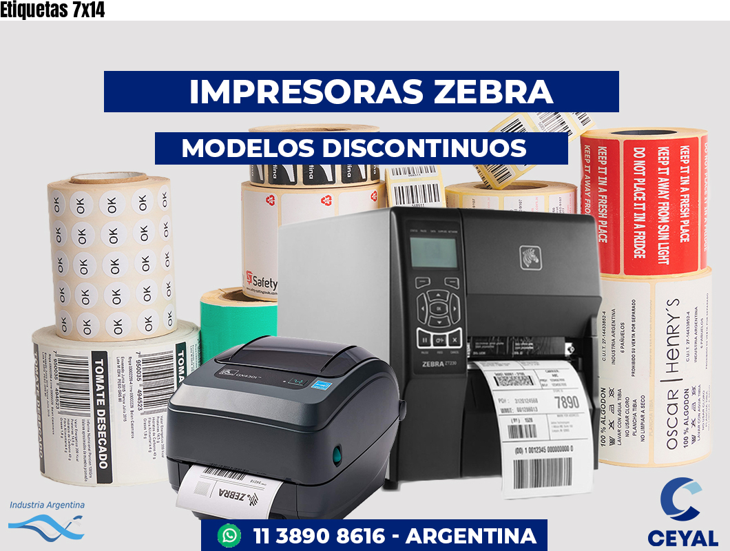 Etiquetas 7x14