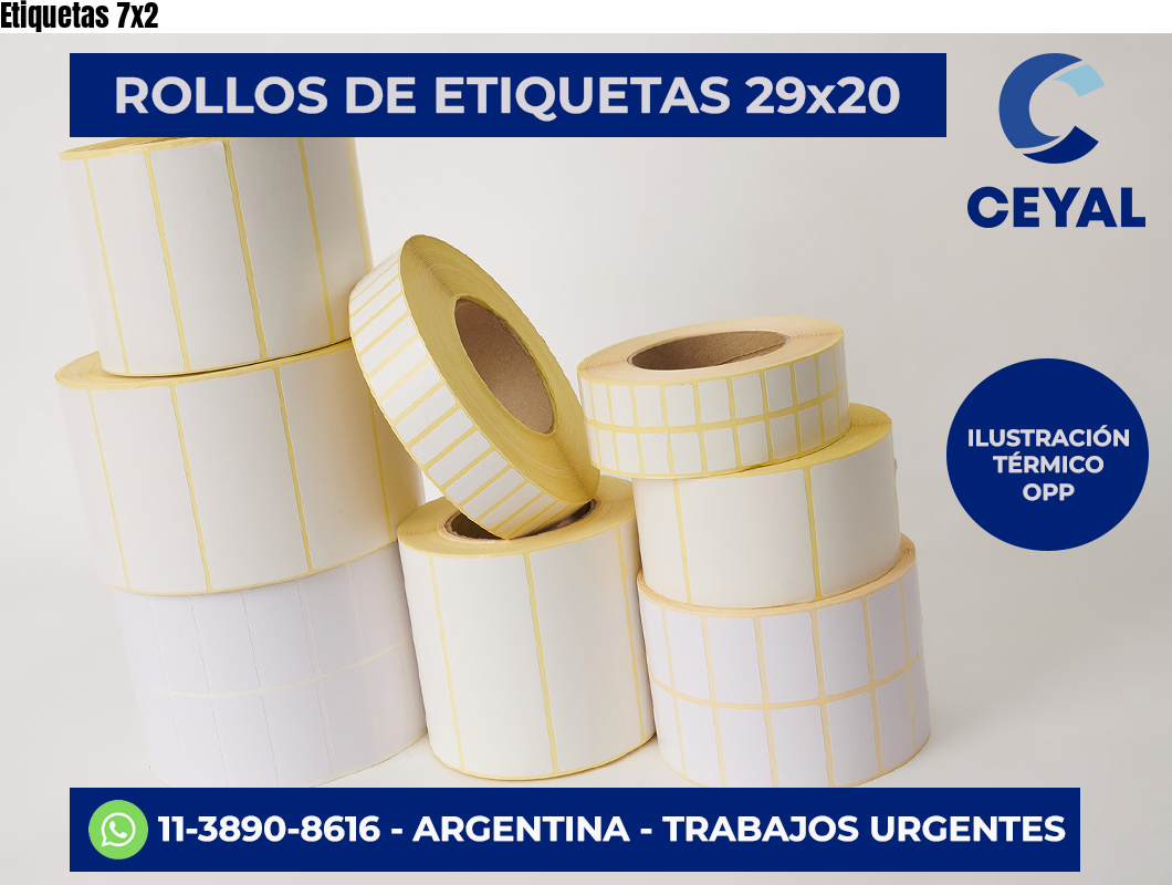 Etiquetas 7×2