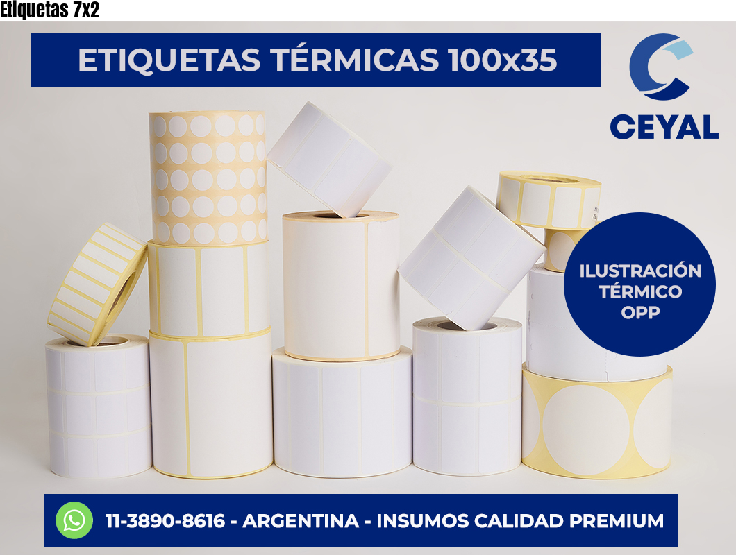 Etiquetas 7×2