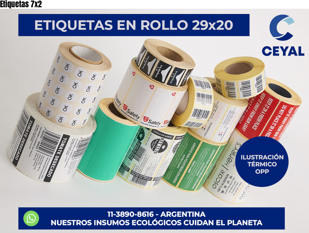 Etiquetas 7×2
