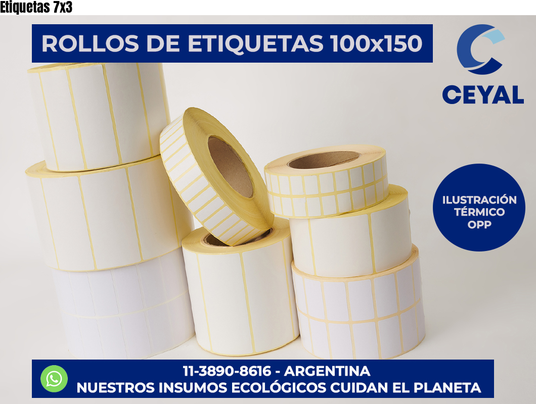 Etiquetas 7×3