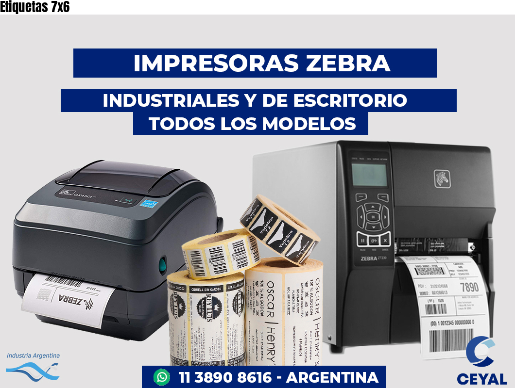 Etiquetas 7x6