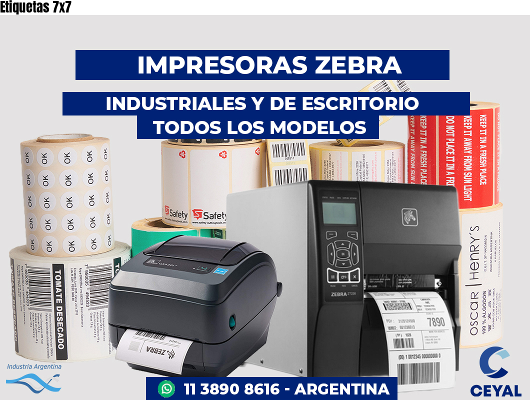 Etiquetas 7x7