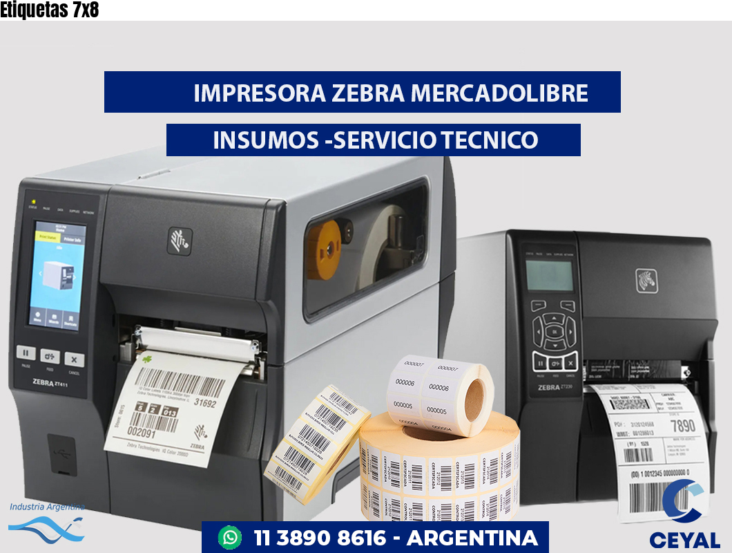 Etiquetas 7x8