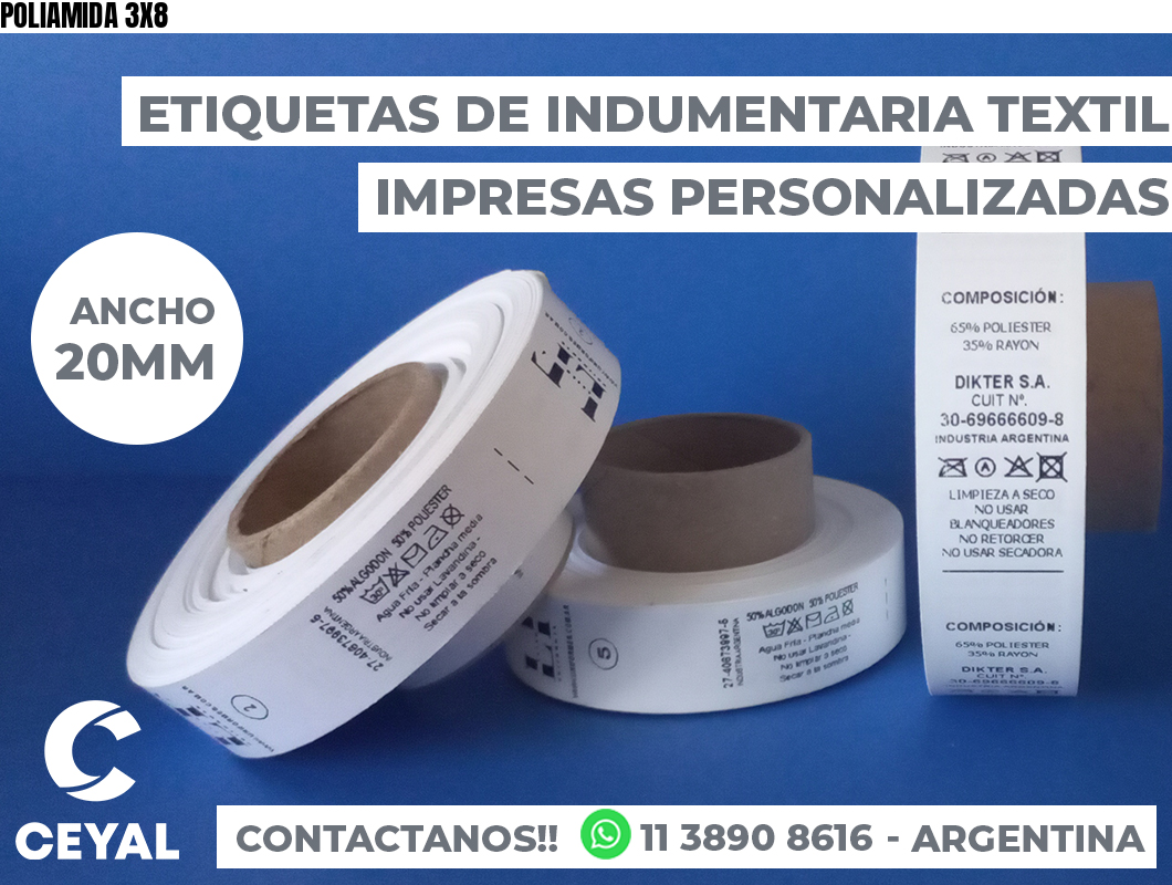 POLIAMIDA 3X8
