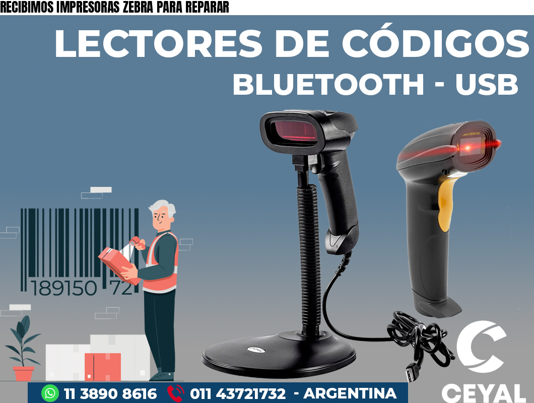 RECIBIMOS IMPRESORAS ZEBRA PARA REPARAR
