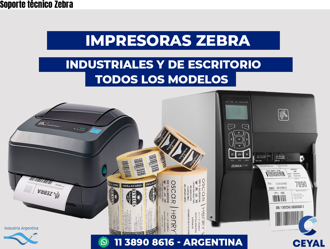 Soporte técnico Zebra