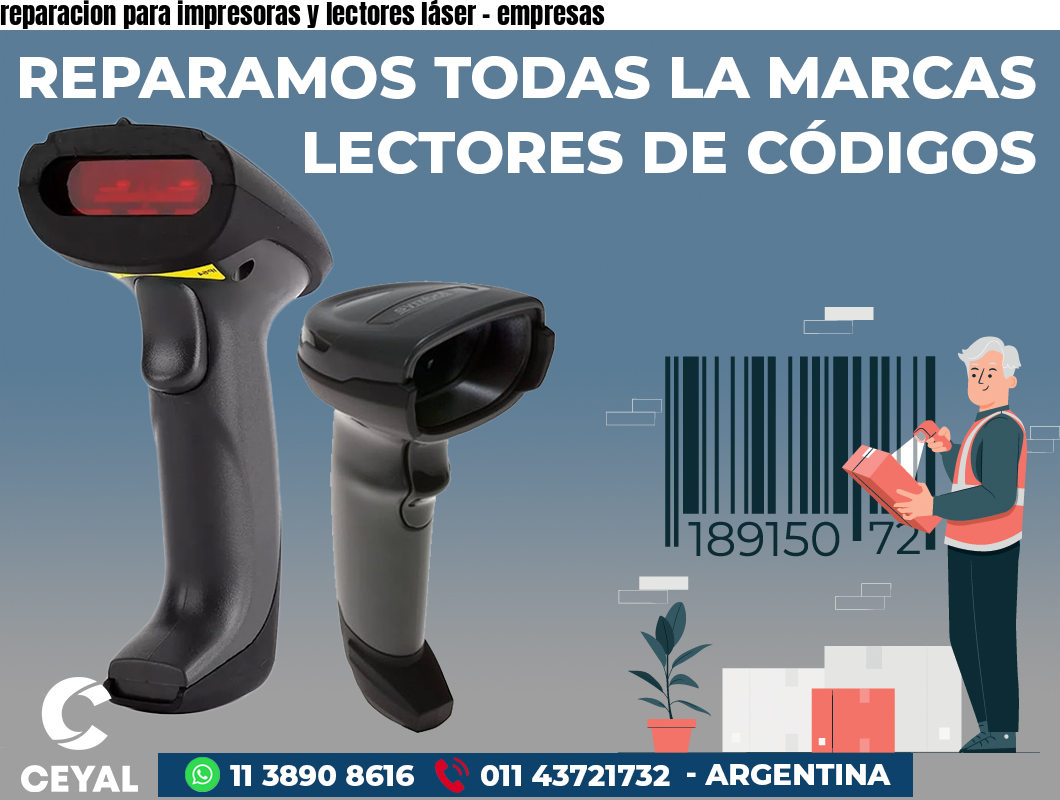 reparacion para impresoras y lectores láser - empresas