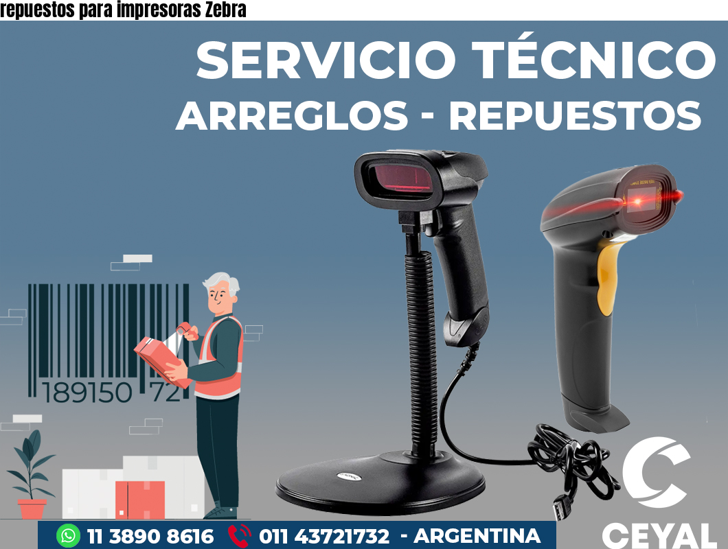 repuestos para impresoras Zebra