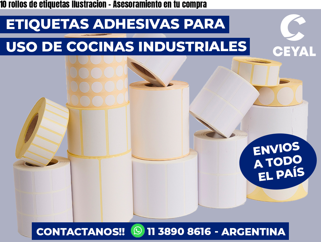 10 rollos de etiquetas Ilustracion – Asesoramiento en tu compra