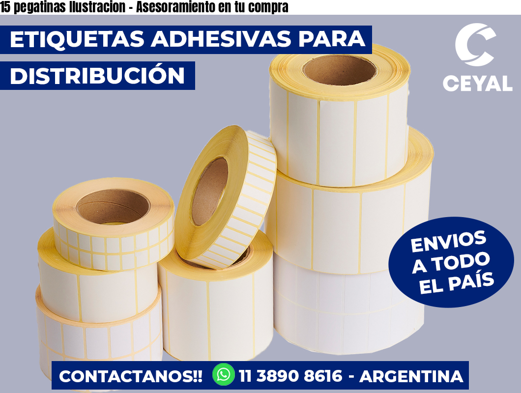 15 pegatinas Ilustracion – Asesoramiento en tu compra