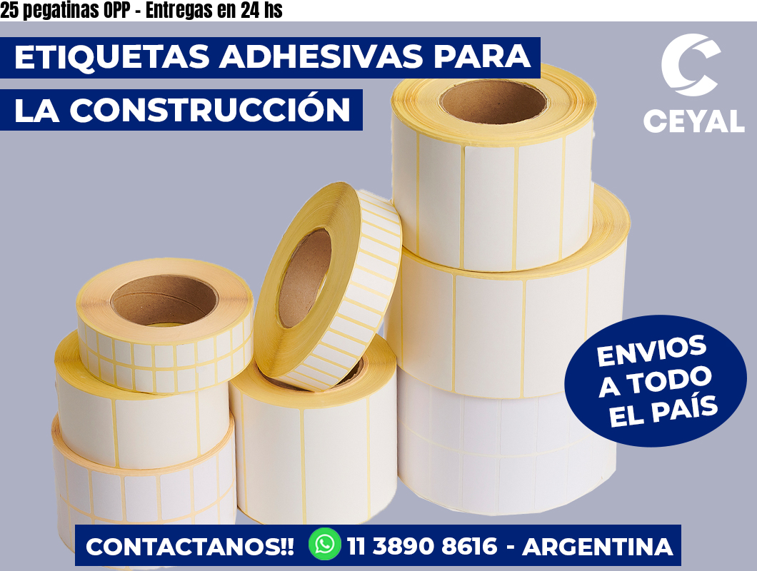 25 pegatinas OPP - Entregas en 24 hs