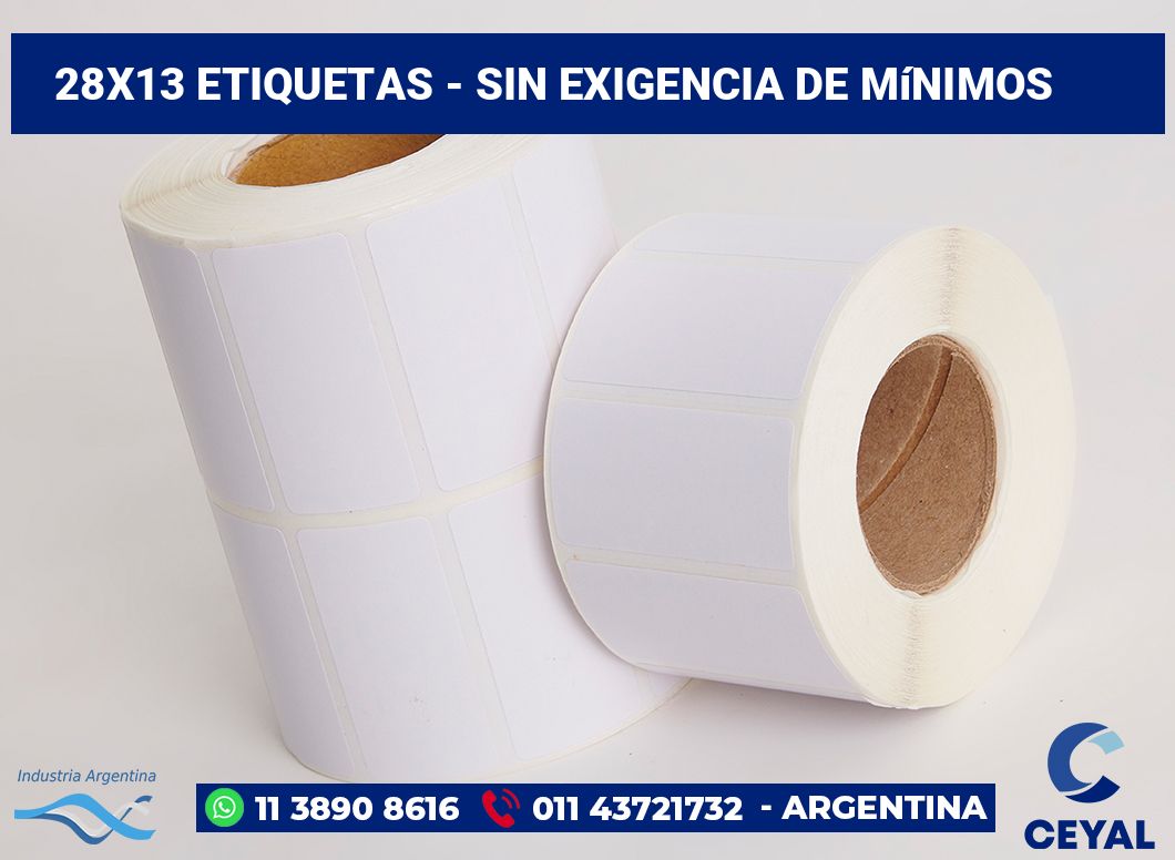 28x13 Etiquetas
