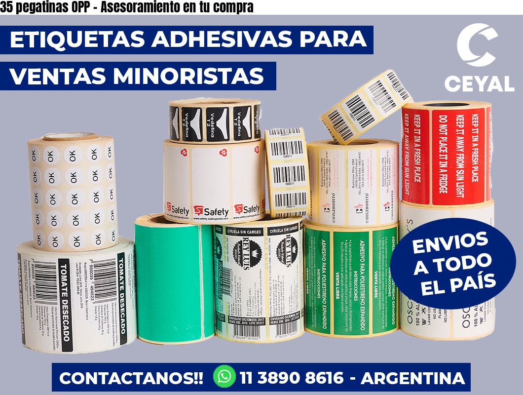 35 pegatinas OPP – Asesoramiento en tu compra