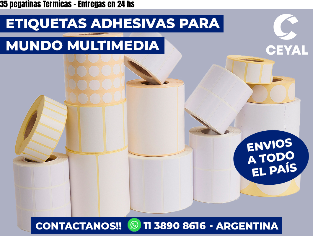 35 pegatinas Termicas – Entregas en 24 hs