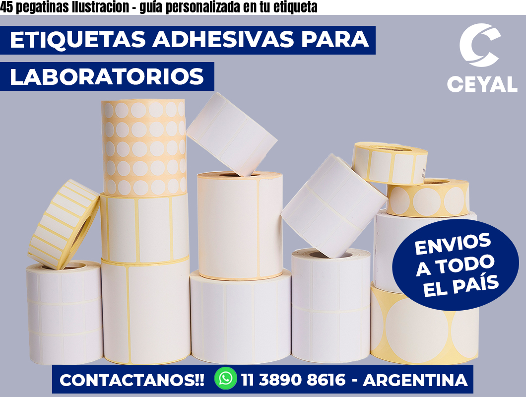 45 pegatinas Ilustracion – guía personalizada en tu etiqueta