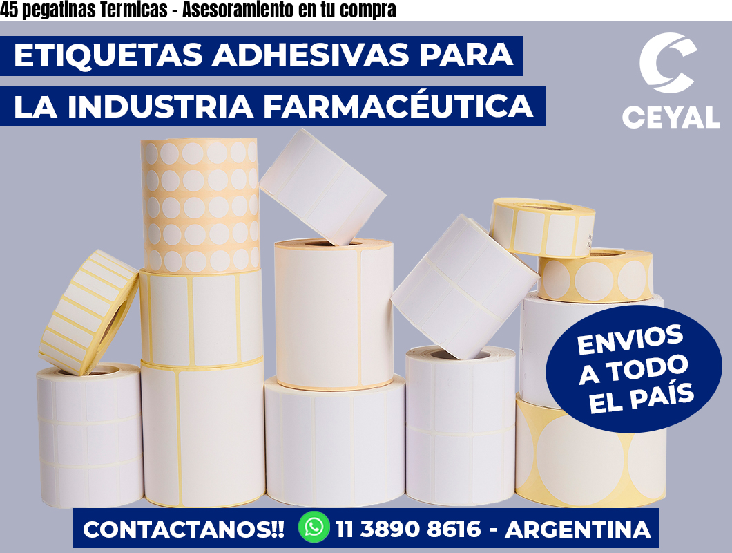 45 pegatinas Termicas - Asesoramiento en tu compra