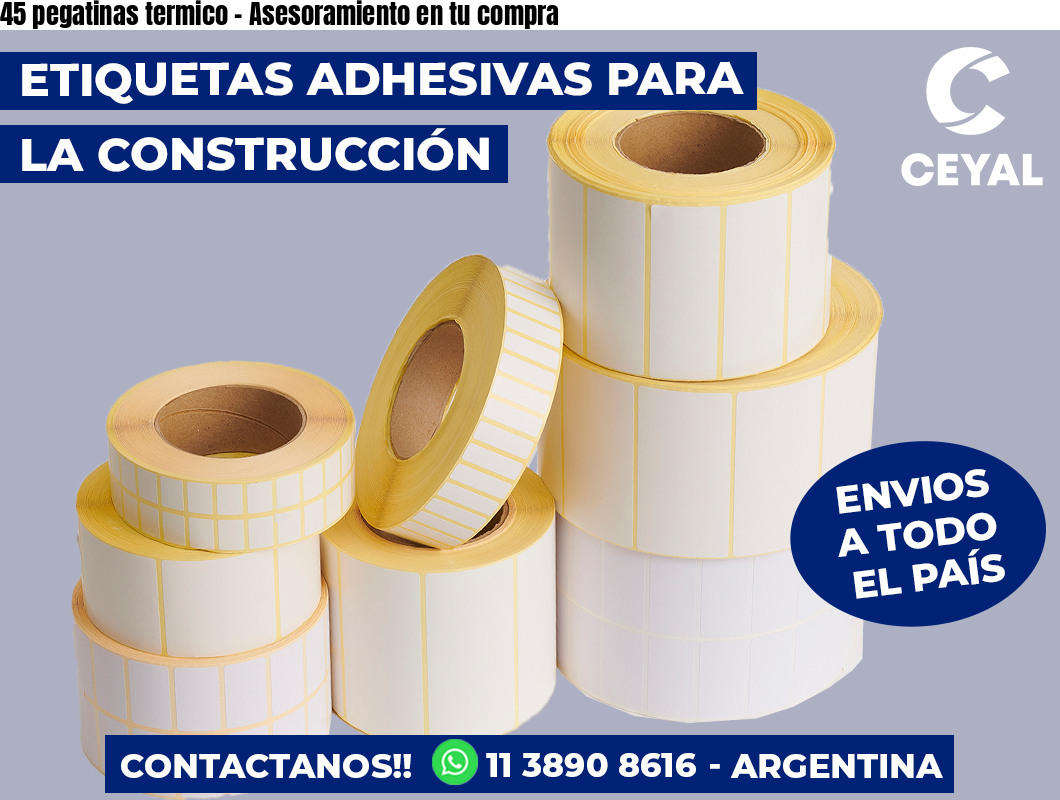 45 pegatinas termico – Asesoramiento en tu compra