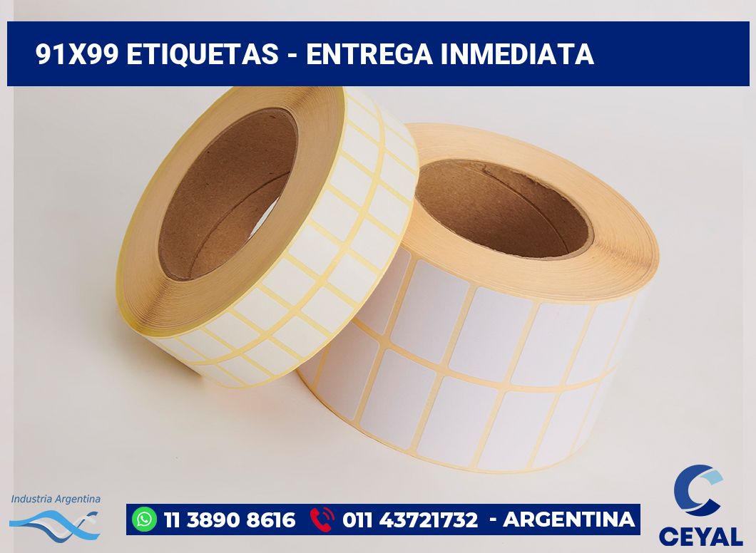 91x99 Etiquetas