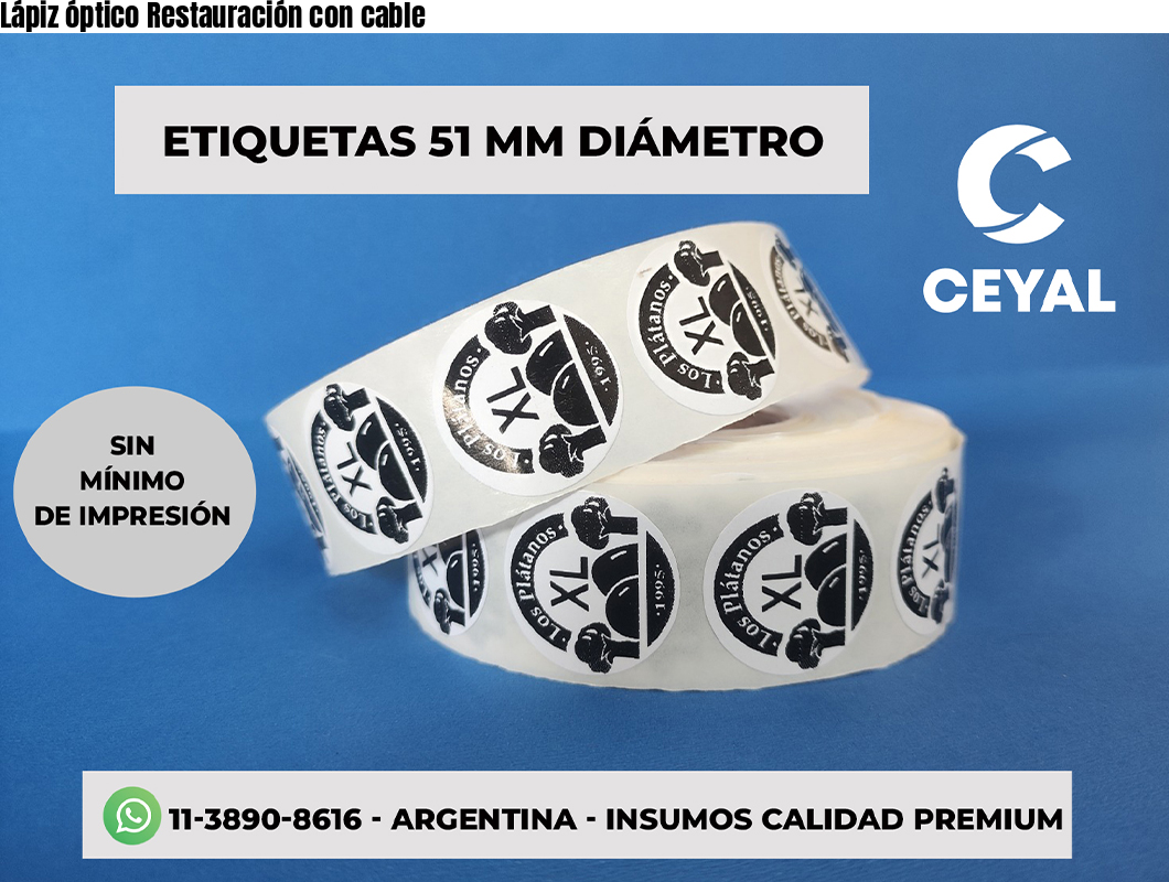Lápiz óptico Restauración con cable